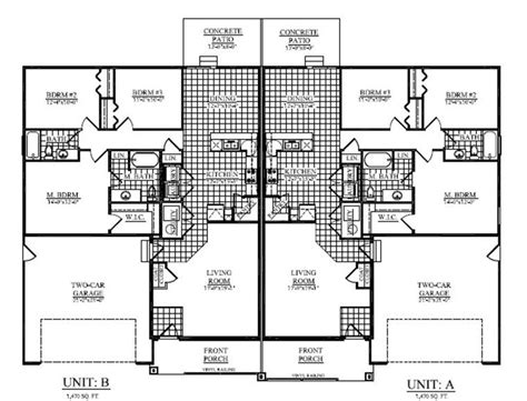 cool twin home plans home building plans