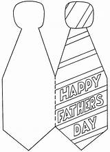 Fathers Card Crafts Father Tie Kids Coloring Happy Pages Printable Template Craft Printables Color Pattern Del Padre Colorear Dia Patterns sketch template