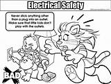 Coloring Safety Electricity Electrical Kids Colouring Pages Drawing Resolution Outlets Power Elementary Medium Getdrawings sketch template