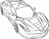 Ferrari Coloring Pages Printable Getdrawings Drawing sketch template