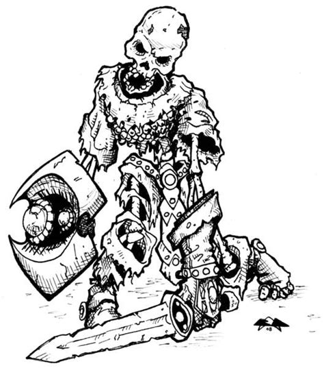 skeleton zombie coloring pages book  kids