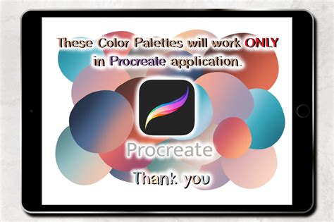 procreate color palettes color palettes set  procreate etsy