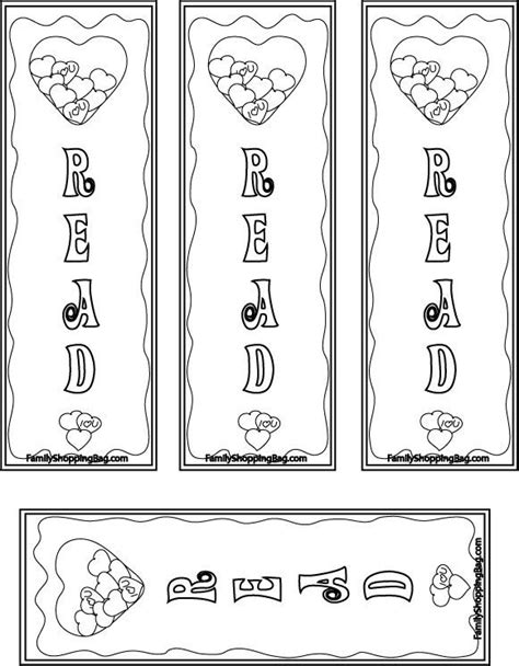 valentines day coloring bookmarks  coloring page  kids