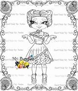 Big Besties Fifty Baldy Tm Nifty Sherri Instant Ann Dolls Doll Coloring Eye Head Digital sketch template