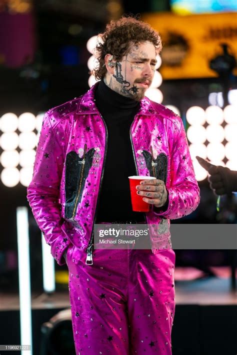 Post Malone Performs During The Times Square New Year S