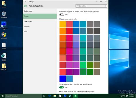 taskbar color change  windows