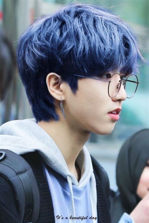 han jisung blue hair savage kids baby squirrel