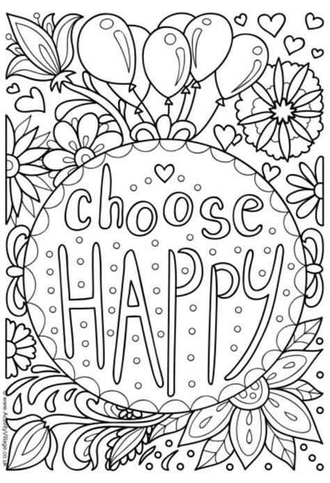 happy coloring pages  thekidsworksheet