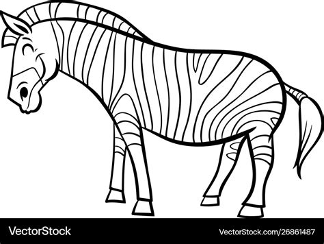 zebra cartoon coloring