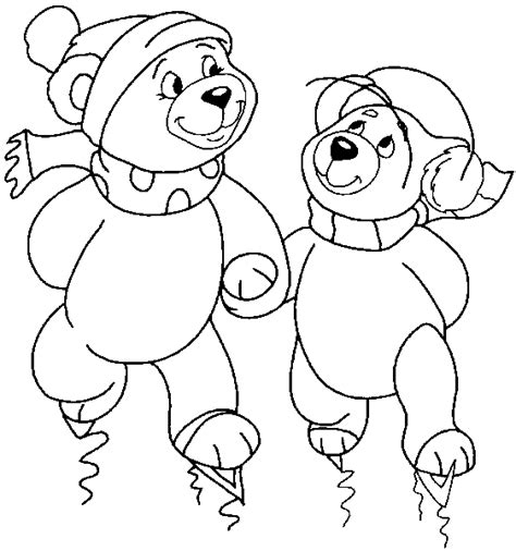 winter bears coloring pages printable coloring pages coloring pictures