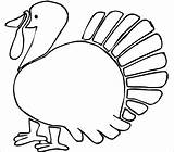 Turkey Template Drawing Outline Coloring Drawings Color Paintingvalley sketch template