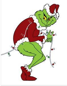 dt grinch stealing christmas lights pattern christmas