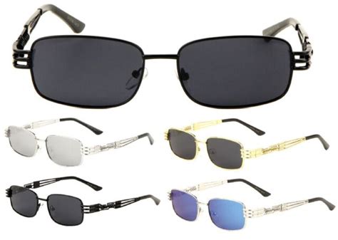 sicario slim rectangular classic luxury aviator sunglasses hip hop rap
