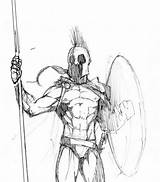 Leonidas sketch template