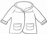 Coloring Jacket Pages Getcolorings Clothes Color sketch template