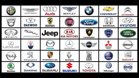 single car logos  names