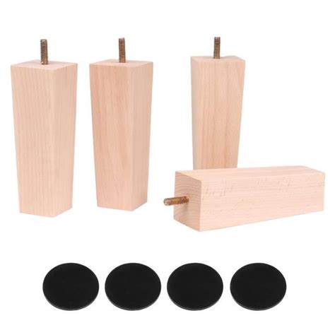 pieds de meubles en bois de cm de hauteur totale pour les pieds de table achat vente