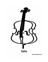 Cello Coloring Pages Music Colormegood Instrument Kids Decor Choose Board sketch template