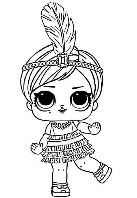 great baby lol surprise doll coloring page  print