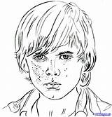Dead Walking Drawing Chandler Carl Coloring Pages Riggs Draw Step Drawings Choose Board Colouring Sheets sketch template