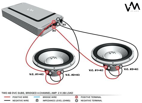 dual brand subwoofers wiring diagram