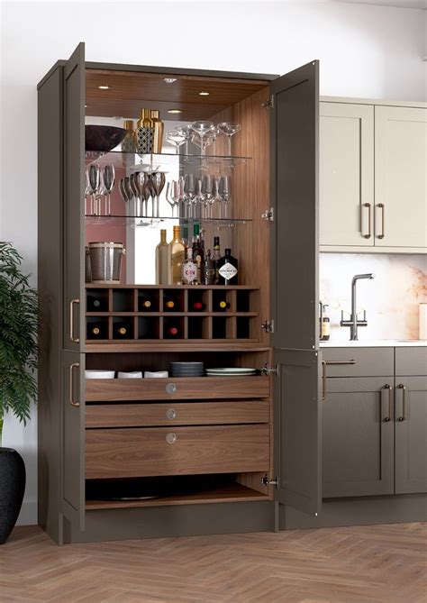 cocktail drinks cabinet  connery  masterclass kitchens