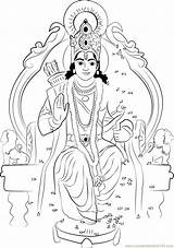 Rama Lord Sketch Ram Connect Dots Navami Kids Singhasan Dot Mygodpictures Coloring God Holidays Worksheet Printable Pdf Template Email Href sketch template