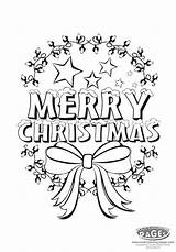 Christmas Merry Coloring Pages Kids Message Printable Drawing Beautiful Print Color Card Oriental Trading Letters Templates Xmas Colorings Choose Board sketch template