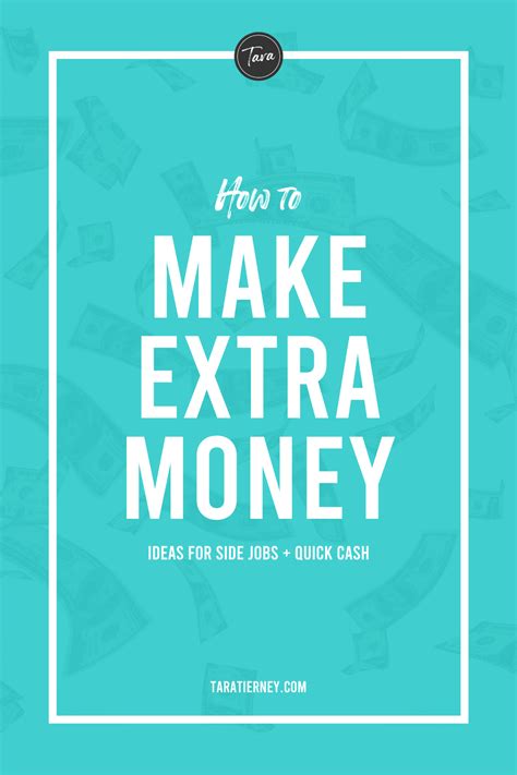 how to make extra money ideas for side jobs quick cash extra