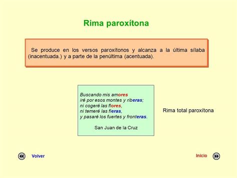 Ejemplos De La Rima Paroxitona Brainly Lat