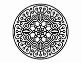 Crop Circles Coloring Circle Designlooter Mandala sketch template