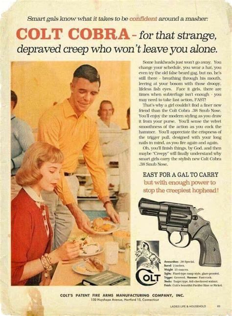 For That Strange Depraved Creep Who Won T Leave You Alone Vintageads