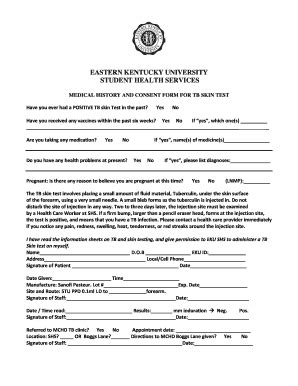 tb test consent form fill  printable fillable blank pdffiller
