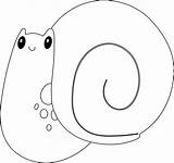 Snail sketch template