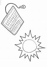 Sonnenenergie Solare Zonne Malvorlage sketch template