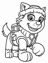 Patrol Paw Everest Coloring Pages Nickelodeon Dibujos Snow Nick Jr Colorear Dog Rescue Printable Para Book Pintar Pages2color Colouring Disney sketch template