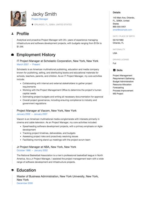 project manager resume and full guide 12 examples [ word and pdf ] 2019