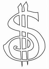Sign Dollar Tattoo Designs Money Stencil Drawings Outline Symbol Urban Printable Fantasy Punctuation Templates Alphabet Stadt Fäden Grafik Hearts Choose sketch template