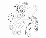 Twilight Sparkle Coloring Pages Princess Mlp Pony Little Alicorn Printable Base Drawing Color Template Sketch Getcolorings Sentry Flash Getdrawings Moon sketch template