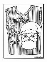 Coloring Ugly Christmas Pages Sweaters Payhip sketch template