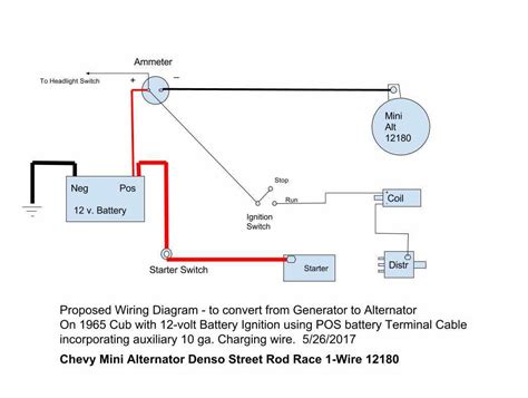 single wire alternator wiring diagram  wiring diagram sample