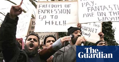 British Muslims Protest Over Cartoons Religion The Guardian