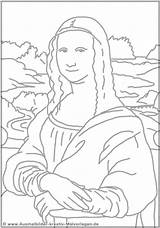 Mona Monalisa Malvorlage Missfeldt Vinci Pintar Leonardo Joconde Culture Artes Albrecht Educação Mißfeldt Toddlers Dessiner Durer C32 Cj C31 Matos sketch template