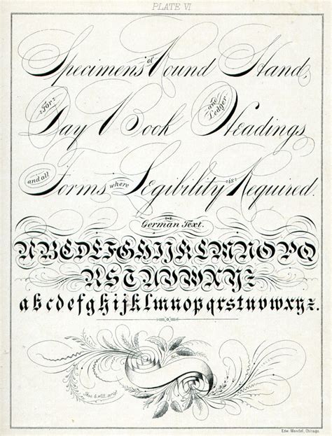 victorian decorative handwriting  wearing history blog