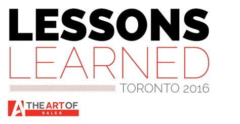 lessons learned art  sales toronto  edition freshgigsca