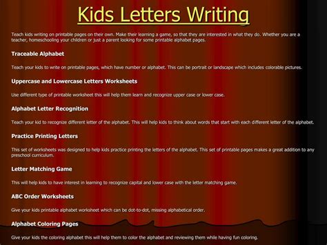 letter template  kids printable maquinadeha blarpavadas