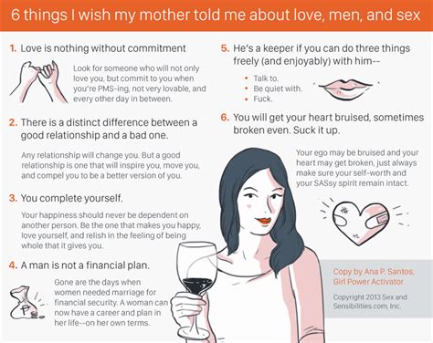 Dash Of Sas 6 Things I Wish Mother Told Me About Love