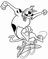 Coloring Scooby Pages Doo Book Dou Print Topcoloringpages Color Coloriage Skateboard Skate sketch template