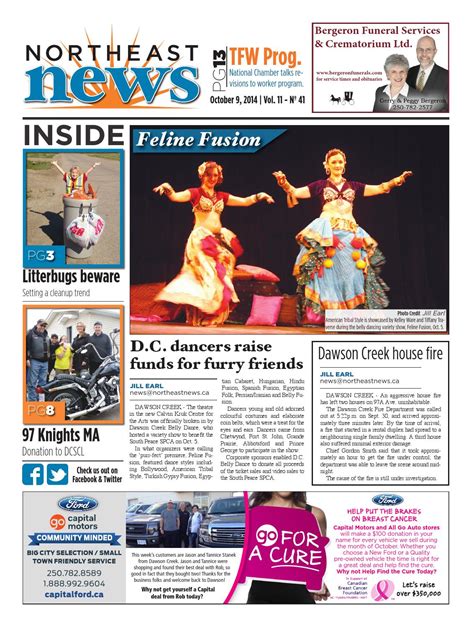 online edition of the northeast news for oct 9 2014 by northeast news