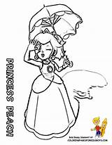 Peach Coloring Pages Mario Princess Super Brothers Printable Bros Daisy Printables Print Baby Character Popular Book Comments Kids Coloringhome Library sketch template